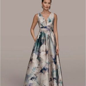 donna karan blazer maxi dress Long Sleeve Double Breasted Maxi Coat Dress | Gown